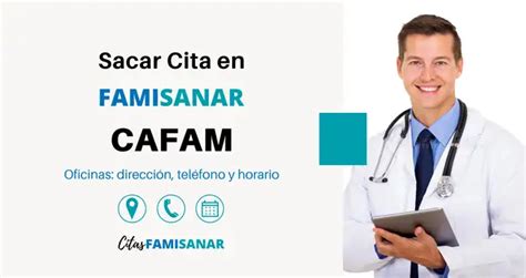 teléfono citas cafam|Citas Famisanar Cafam